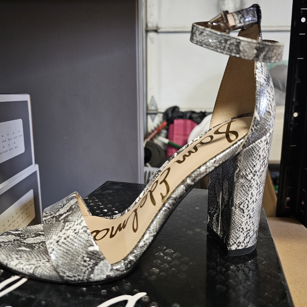 Sam Edelman Snakeskin Patterned Heels. Multiple Sizes Available